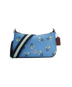 Túi đeo chéo Coach Jes Baguette With Floral Bow Print Style C6821 Crossbody bag 195031394669-1